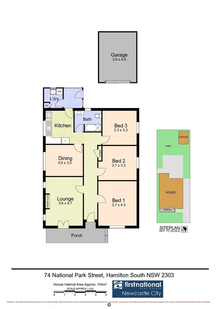 Floorplan of Homely house listing, 74 National Park Street, Hamilton East NSW 2303