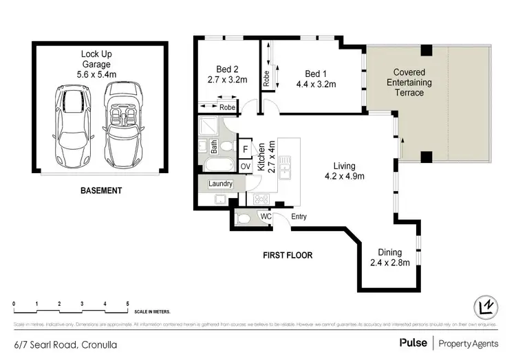 Floorplan of Homely apartment listing, 6/7-11 Searl Road, Cronulla NSW 2230
