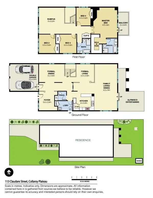 Floorplan of Homely house listing, 113 Claudare Street, Collaroy Plateau NSW 2097
