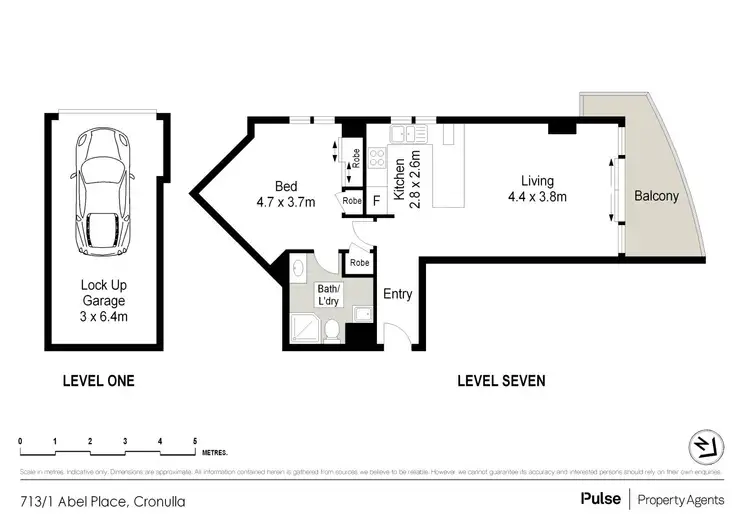 Floorplan of Homely apartment listing, 713/1 Abel Place, Cronulla NSW 2230