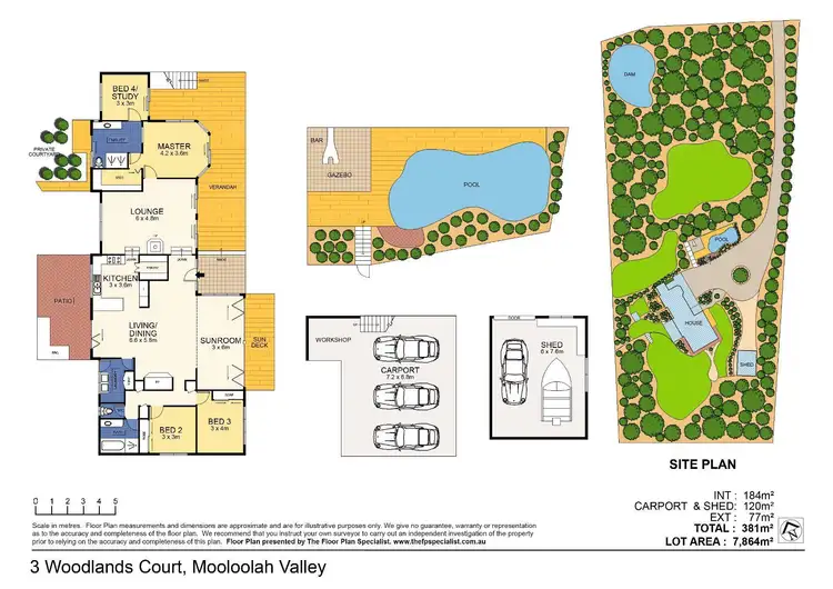 Floorplan of Homely house listing, 3 Woodlands Court, Mooloolah Valley QLD 4553