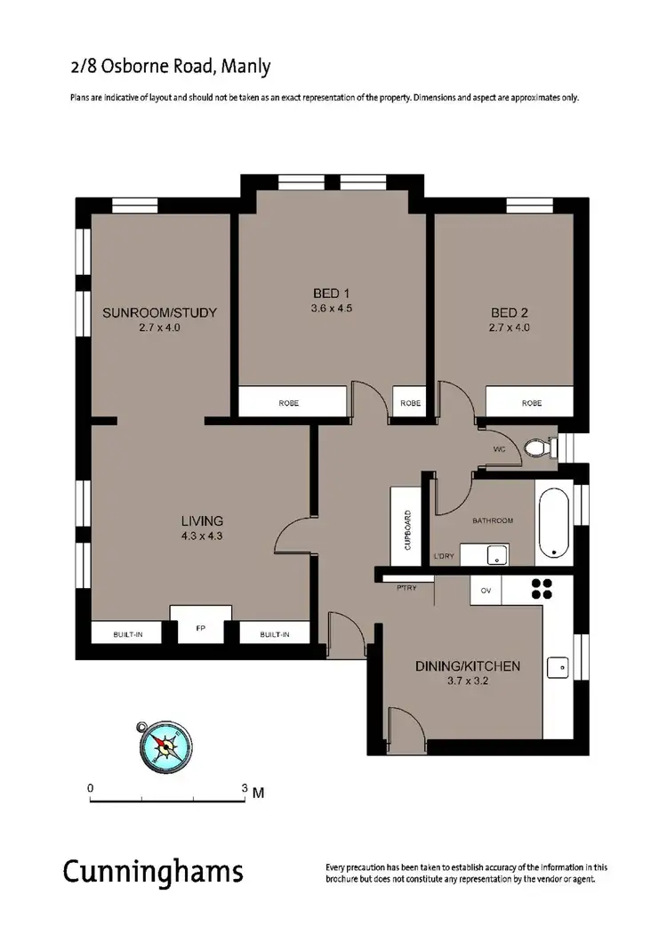 Floorplan of Homely apartment listing, 2/8 Osborne Road, Manly NSW 2095