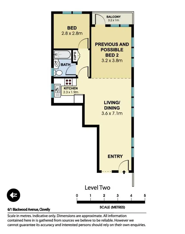 Floorplan of Homely apartment listing, 6/1 Blackwood Avenue, Clovelly NSW 2031