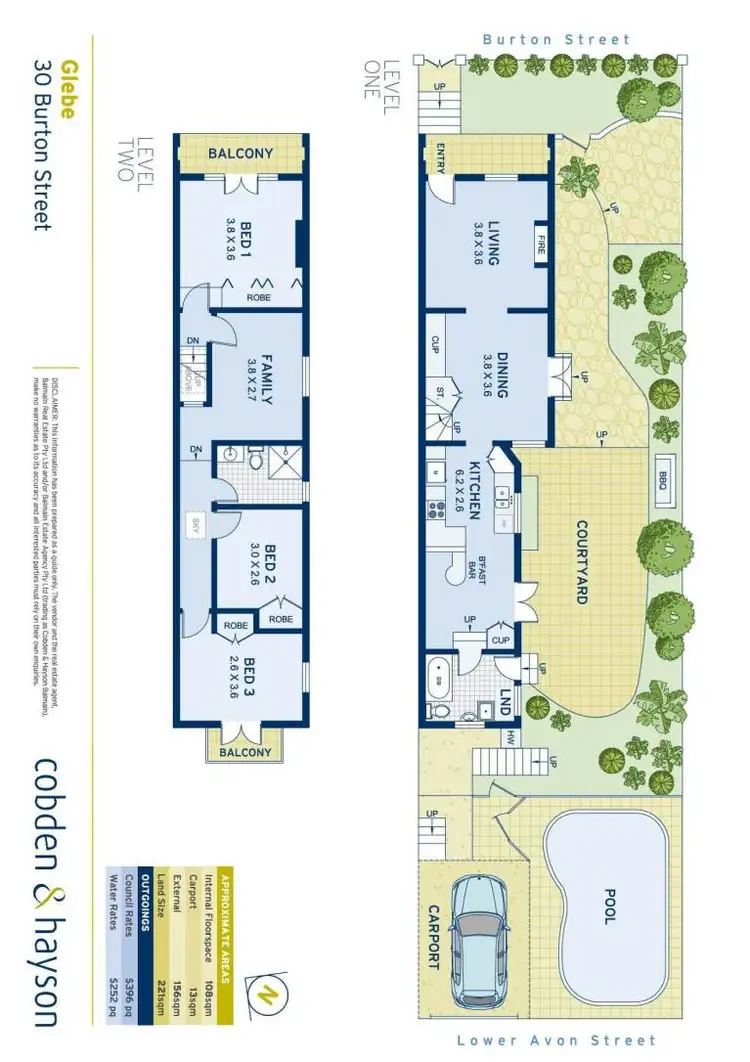 Floorplan of Homely house listing, 30 Burton Street, Glebe NSW 2037