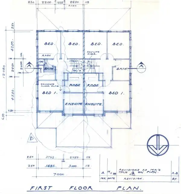 Floorplan of Homely semi-detached listing, 89 Dareen Street, Frenchs Forest NSW 2086