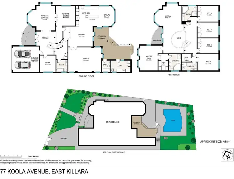 Floorplan of Homely house listing, 77 Koola Avenue, East Killara NSW 2071