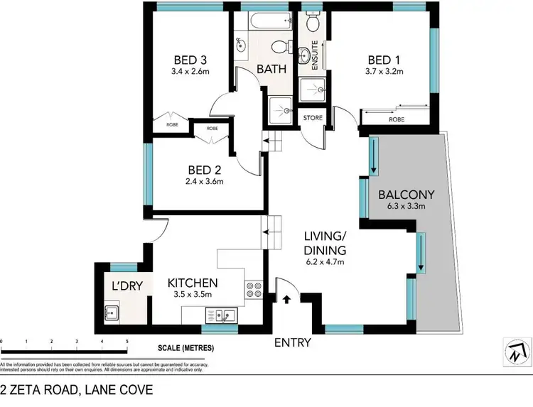 Floorplan of Homely house listing, 2 Zeta Road, Lane Cove NSW 2066