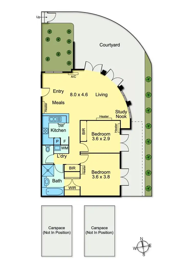 Floorplan of Homely apartment listing, 3/162 Westgarth Street, Northcote VIC 3070