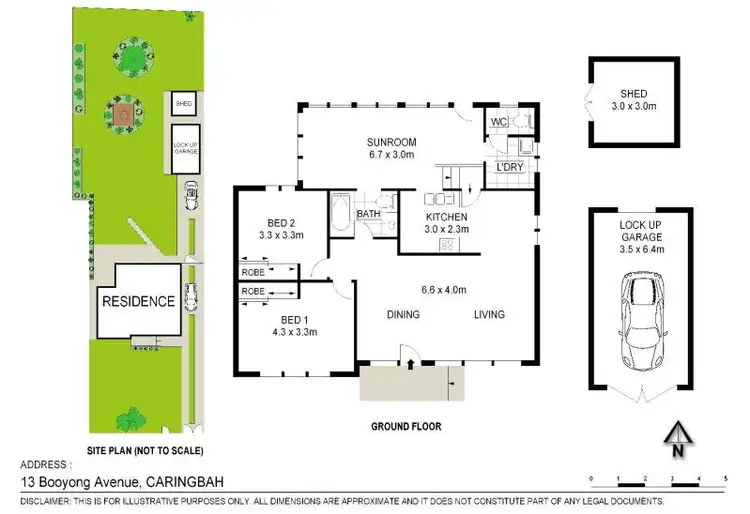 Floorplan of Homely house listing, 13 Booyong Avenue, Caringbah NSW 2229