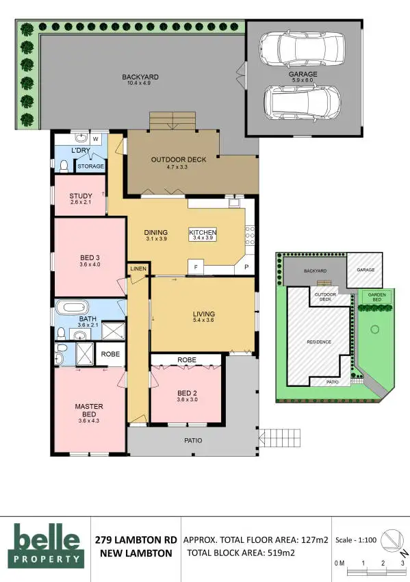 Floorplan of Homely house listing, 279 Lambton Road, New Lambton NSW 2305