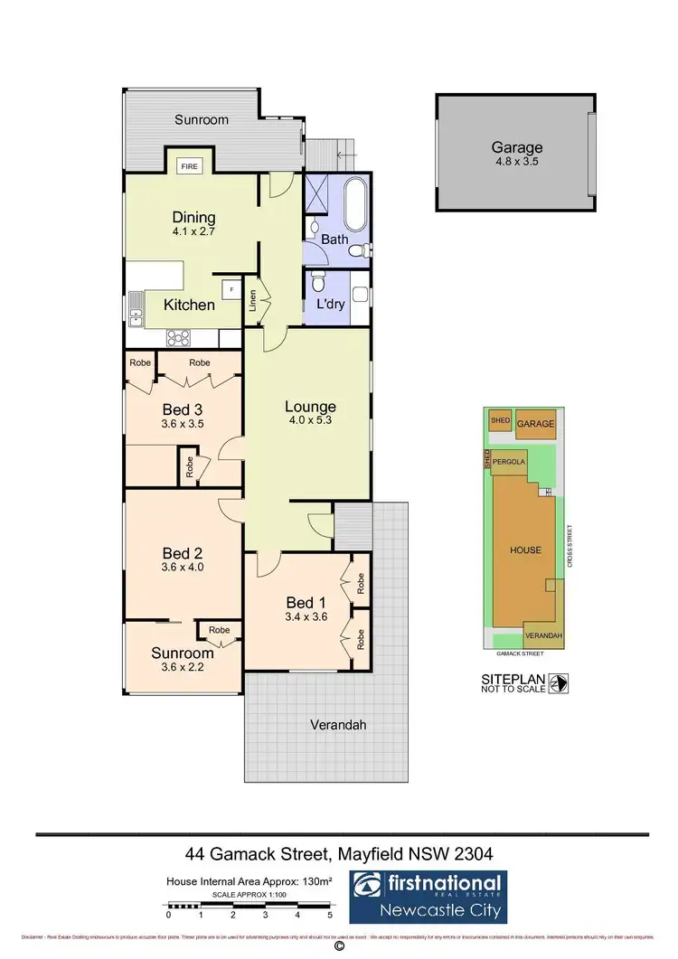 Floorplan of Homely house listing, 44 Gamack Street, Mayfield NSW 2304