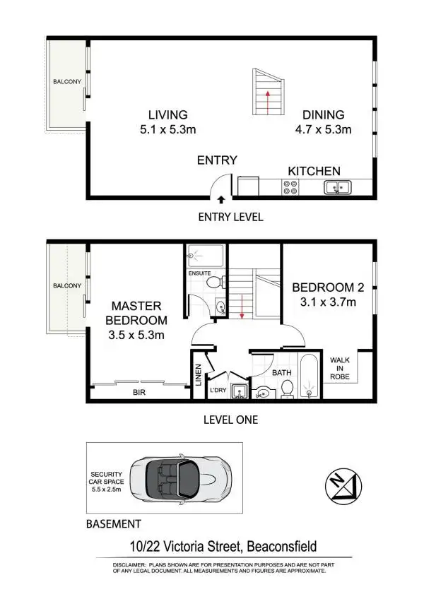 Floorplan of Homely apartment listing, 10/22-28 Victoria Street, Beaconsfield NSW 2015