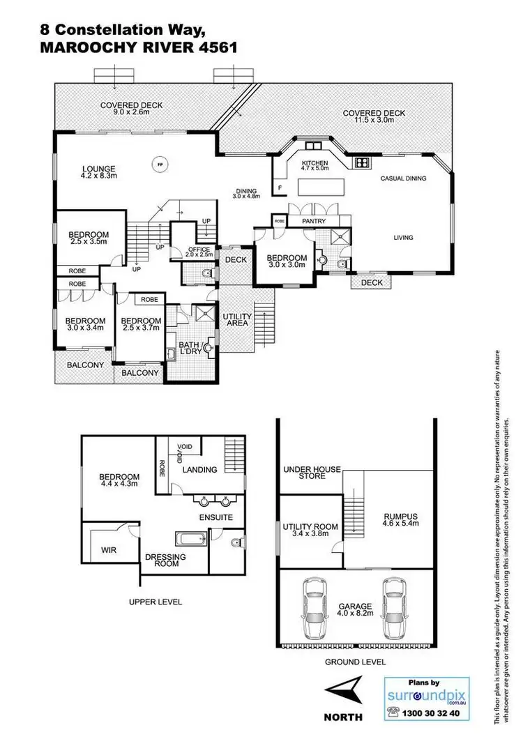 Floorplan of Homely house listing, 8 Constellation Way, Maroochy River QLD 4561