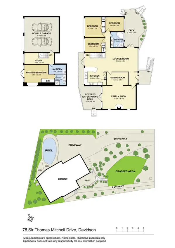 Floorplan of Homely house listing, 75 Sir Thomas Mitchell Drive, Davidson NSW 2085