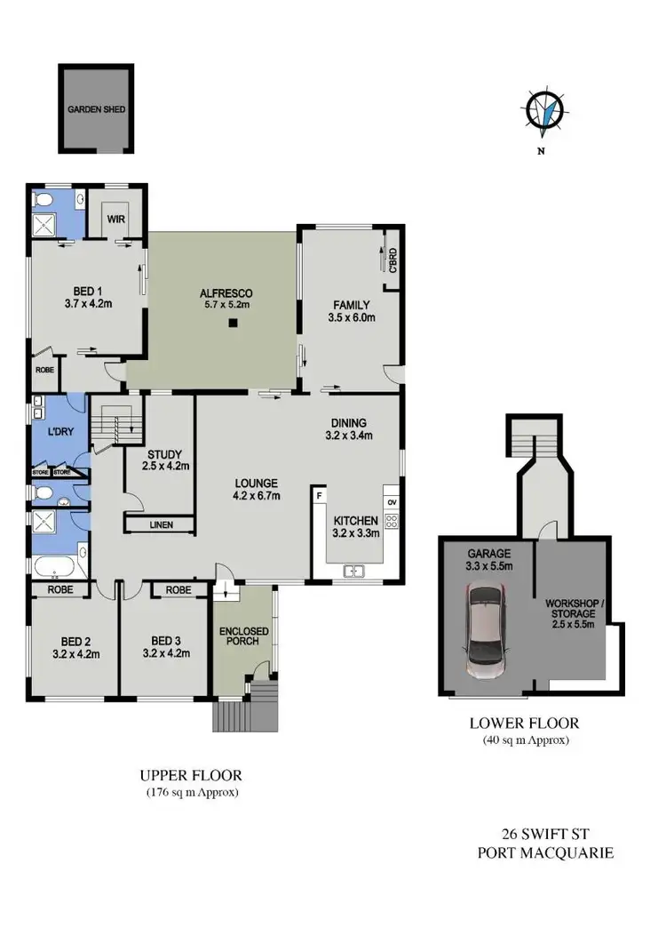 Floorplan of Homely house listing, 26 Swift Street, Port Macquarie NSW 2444