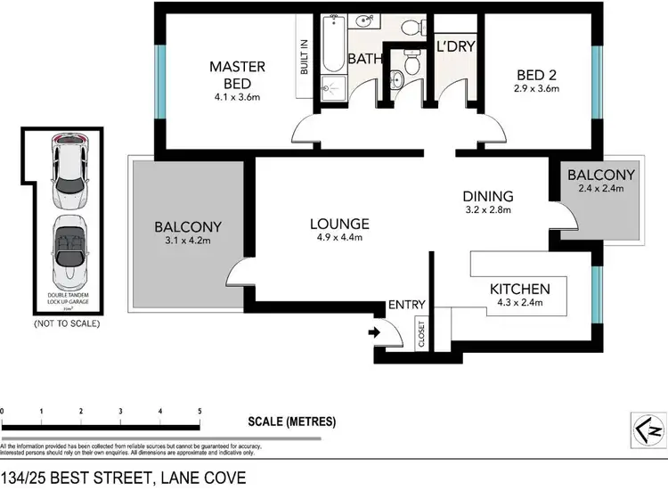 Floorplan of Homely apartment listing, 134/25 Best Street, Lane Cove NSW 2066