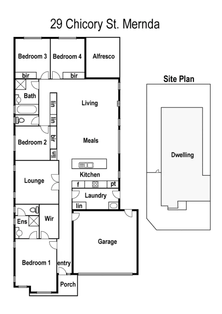 Floorplan of Homely house listing, 29 Chicory Street, Mernda VIC 3754