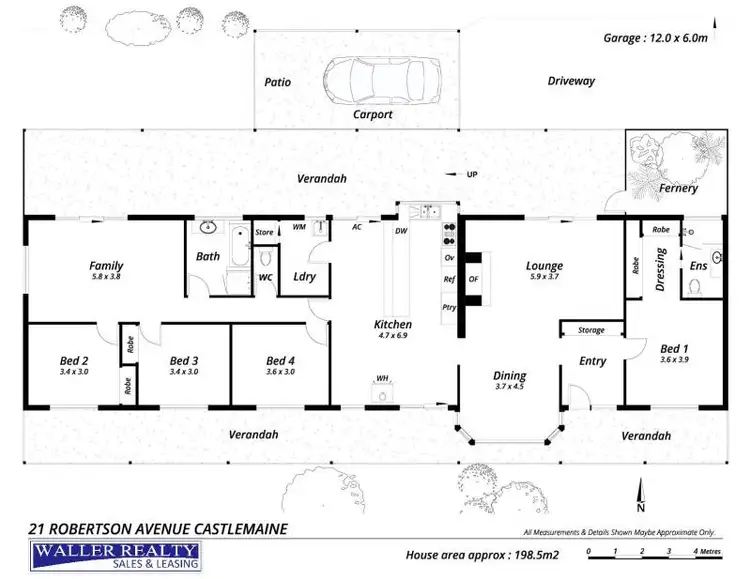 Floorplan of Homely house listing, 21 Robertson Avenue, Castlemaine VIC 3450