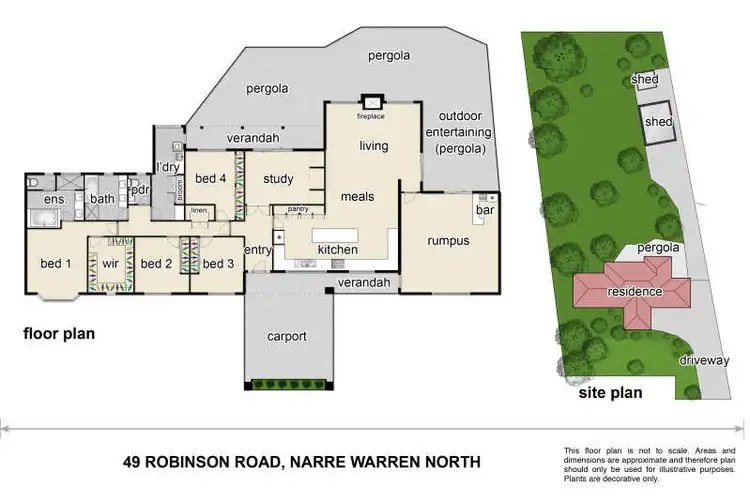 Floorplan of Homely house listing, 49 Robinson Road, Narre Warren North VIC 3804