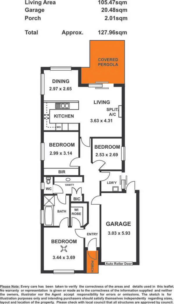 Floorplan of Homely house listing, 14 Conyingham Street, Broadview SA 5083