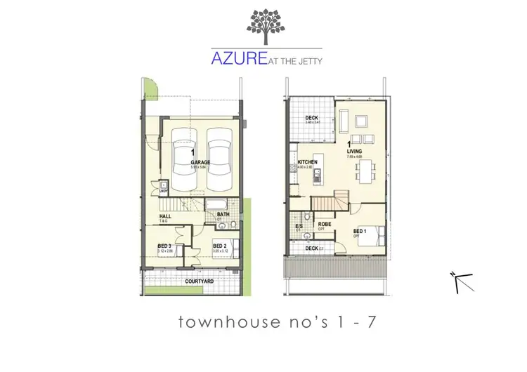 Floorplan of Homely townhouse listing, 3/55 Mildura Street, Coffs Harbour NSW 2450