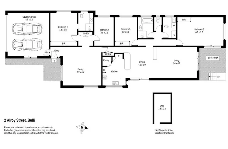 Floorplan of Homely house listing, 2 Alroy Street, Bulli NSW 2516
