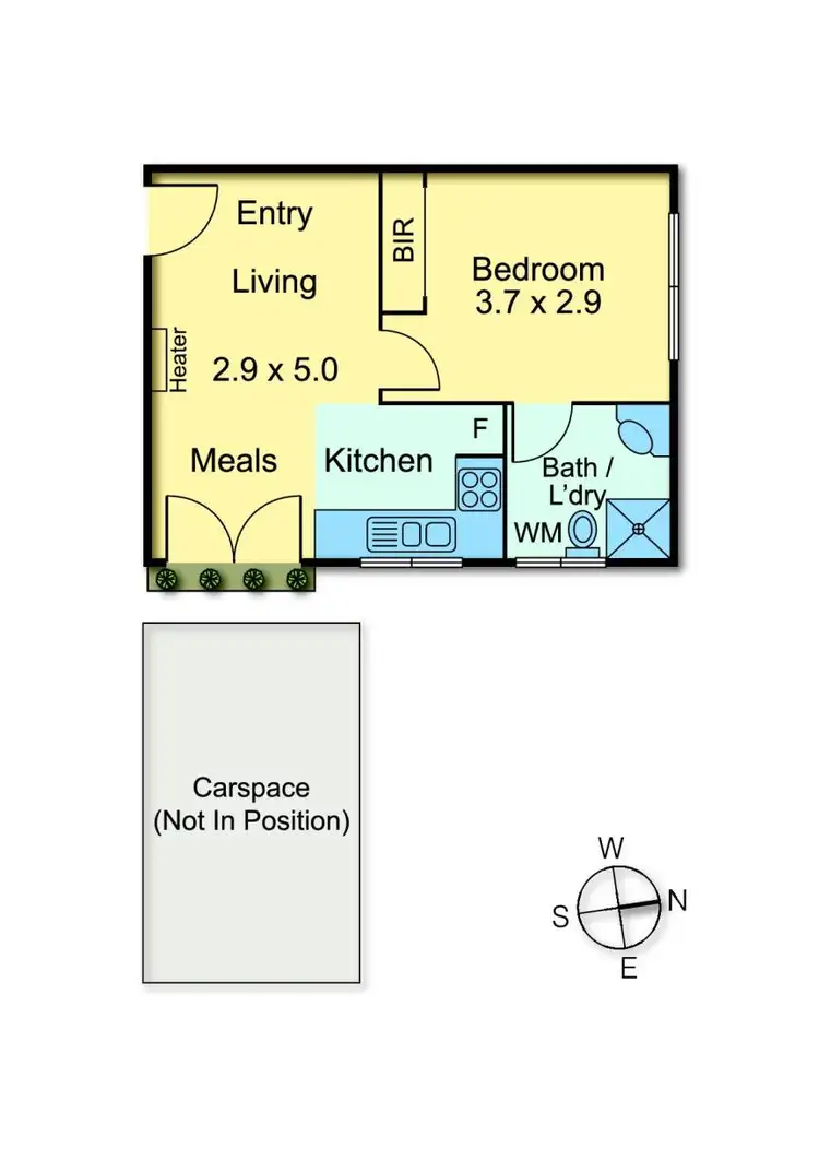 Floorplan of Homely apartment listing, 9/30 Kemp Street, Thornbury VIC 3071
