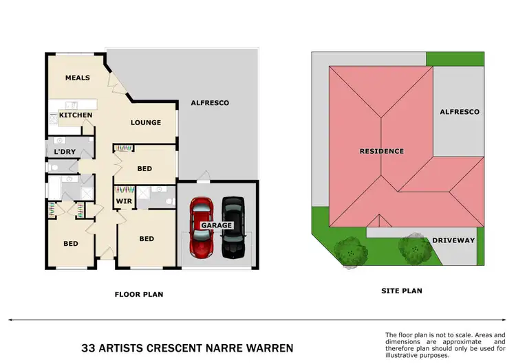 Floorplan of Homely house listing, 33 Artists Crescent, Narre Warren South VIC 3805