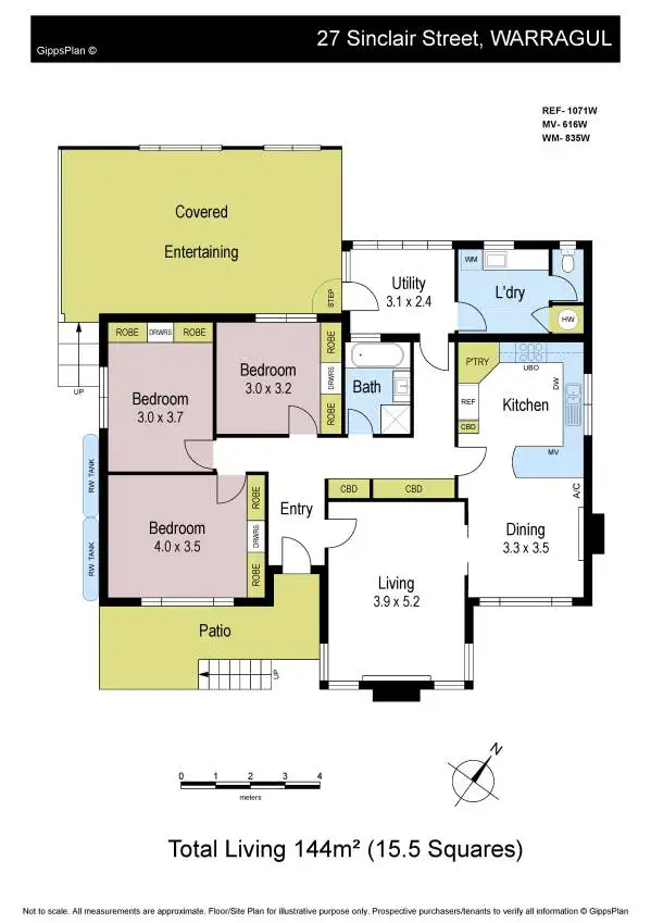Floorplan of Homely house listing, 27 Sinclair Street, Warragul VIC 3820
