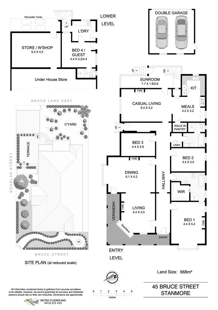 Floorplan of Homely house listing, 45 Bruce Street, Stanmore NSW 2048