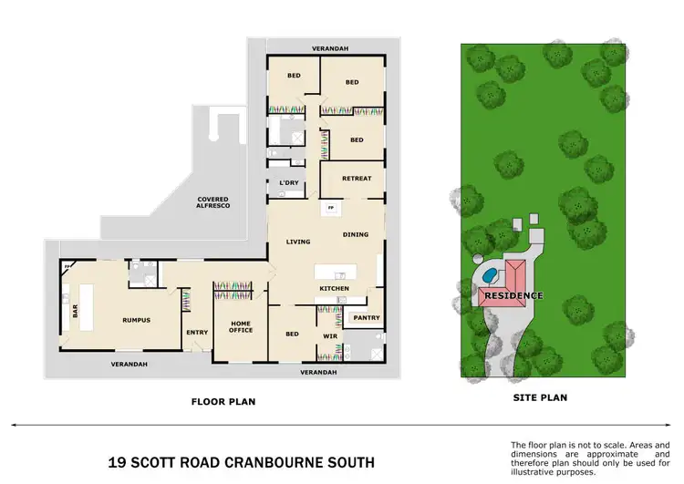 Floorplan of Homely rural property listing, 19 Scott Road, Cranbourne South VIC 3977