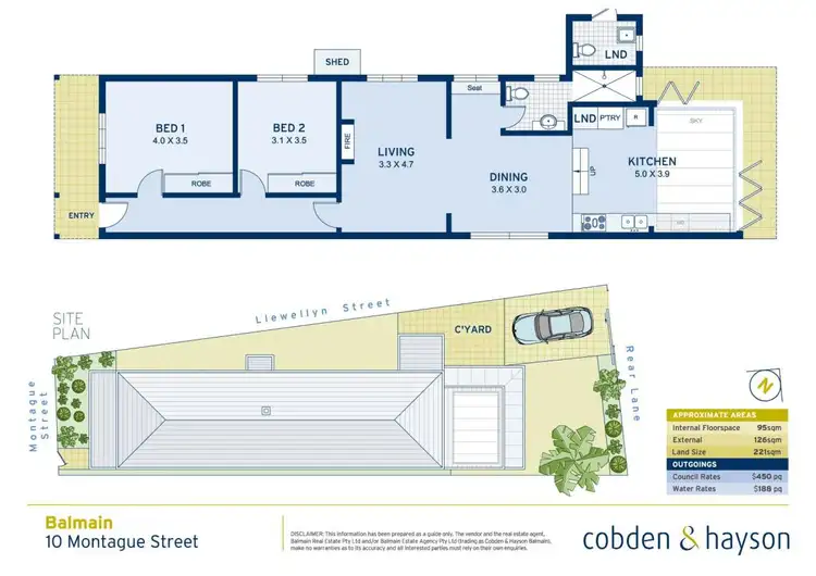 Floorplan of Homely house listing, 10 Montague Street, Balmain NSW 2041