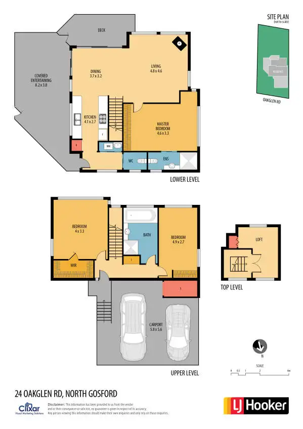 Floorplan of Homely house listing, 24 Oakglen Road, North Gosford NSW 2250