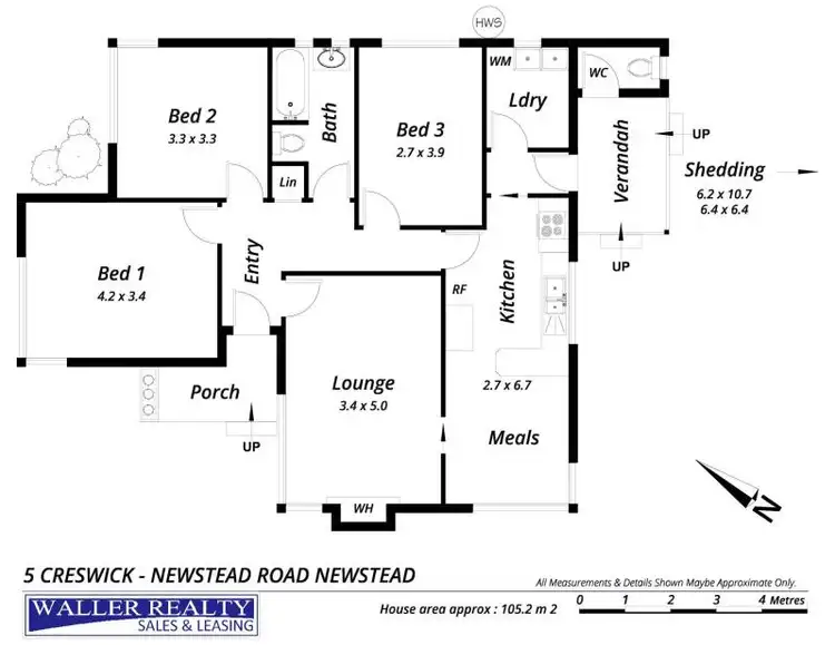 Floorplan of Homely house listing, 5 Creswick-Newstead Road, Newstead VIC 3462