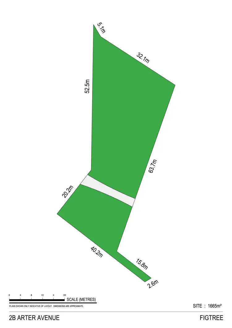 Floorplan of Homely land listing, 2b Arter Avenue, Figtree NSW 2525