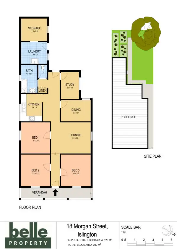 Floorplan of Homely house listing, 18 Morgan Street, Islington NSW 2296