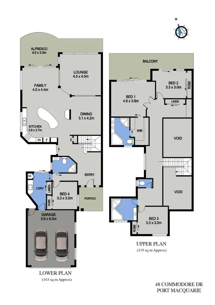 Floorplan of Homely house listing, 48 Commodore Crescent, Port Macquarie NSW 2444