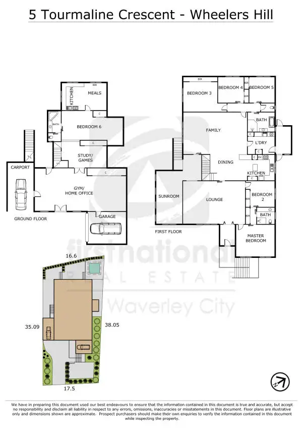 Floorplan of Homely house listing, 5 Tourmaline Crescent, Wheelers Hill VIC 3150