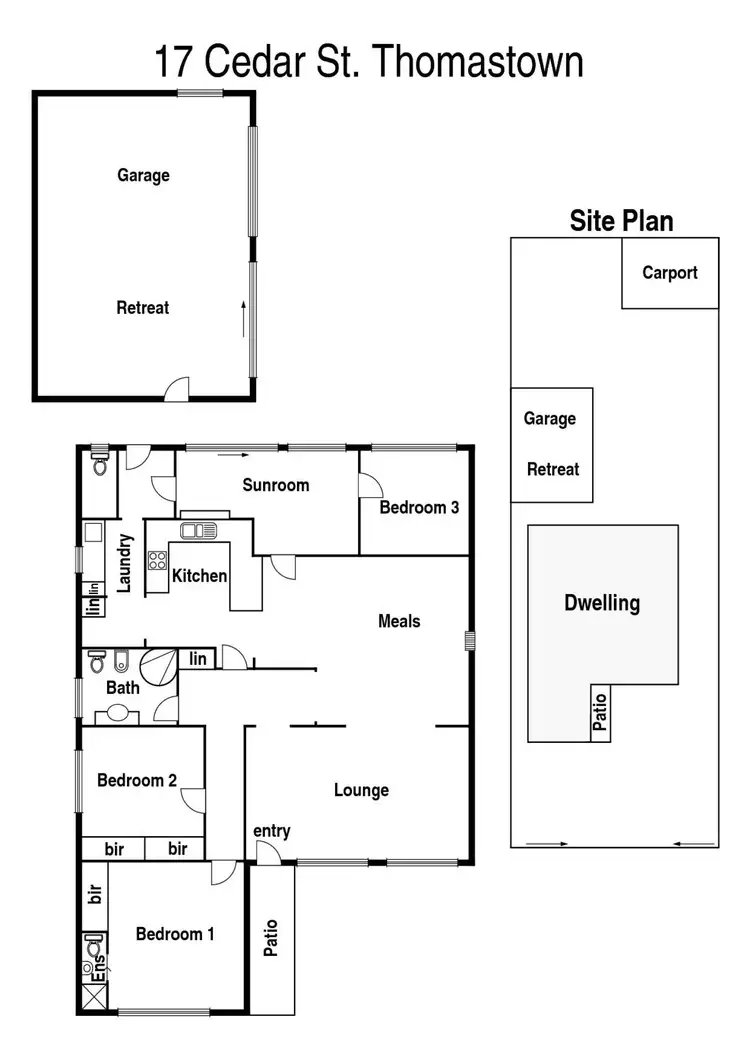 Floorplan of Homely house listing, 17 Cedar Street, Thomastown VIC 3074
