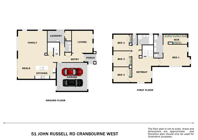Floorplan of Homely house listing, 51 John Russell Road, Cranbourne West VIC 3977