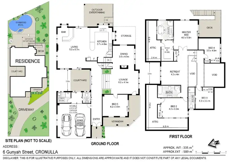 Floorplan of Homely house listing, 6 Gunyah Street, Cronulla NSW 2230