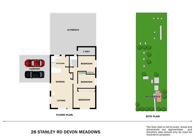 Floorplan of Homely house listing, 28 Stanley Road, Devon Meadows VIC 3977