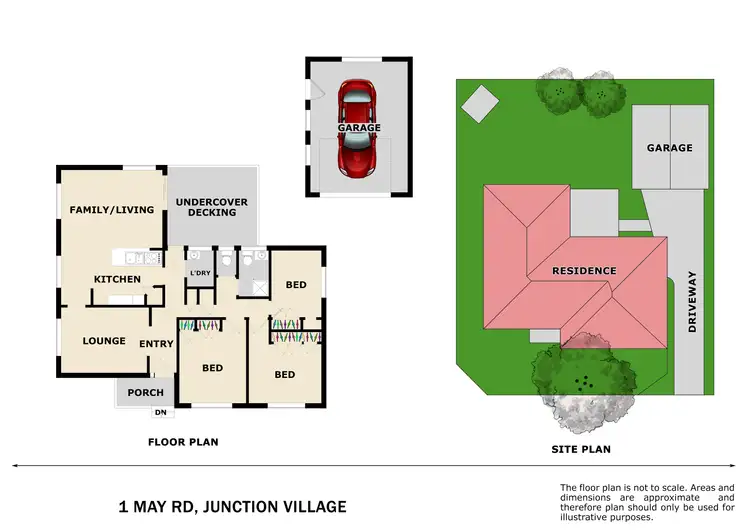Floorplan of Homely house listing, 1 May Road, Junction Village VIC 3977