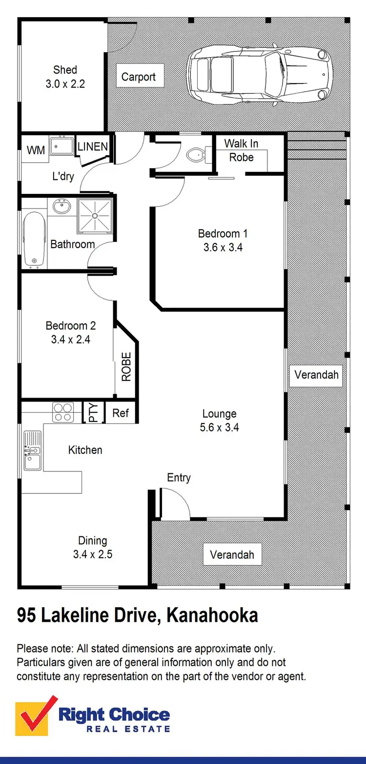 Floorplan of Homely villa listing, 95 Lakeline Drive, Kanahooka NSW 2530