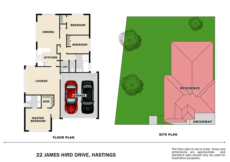 Floorplan of Homely unit listing, 22 James Hird Drive, Hastings VIC 3915