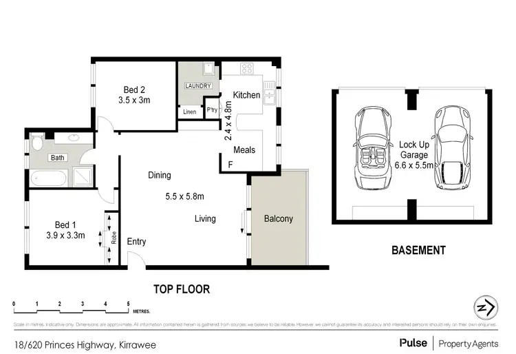 Floorplan of Homely unit listing, 18/620-622 Princes Highway, Kirrawee NSW 2232