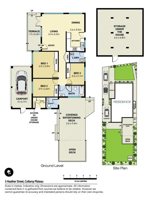 Floorplan of Homely house listing, 5 Heather Street, Collaroy Plateau NSW 2097