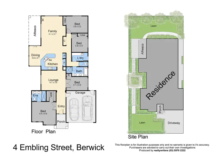Floorplan of Homely house listing, 4 Embling Street, Berwick VIC 3806