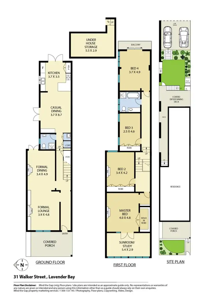 Floorplan of Homely house listing, 31 Walker Street, Lavender Bay NSW 2060