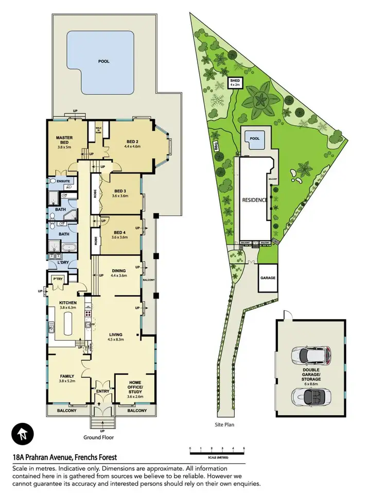 Floorplan of Homely house listing, 18a Prahran Avenue, Frenchs Forest NSW 2086